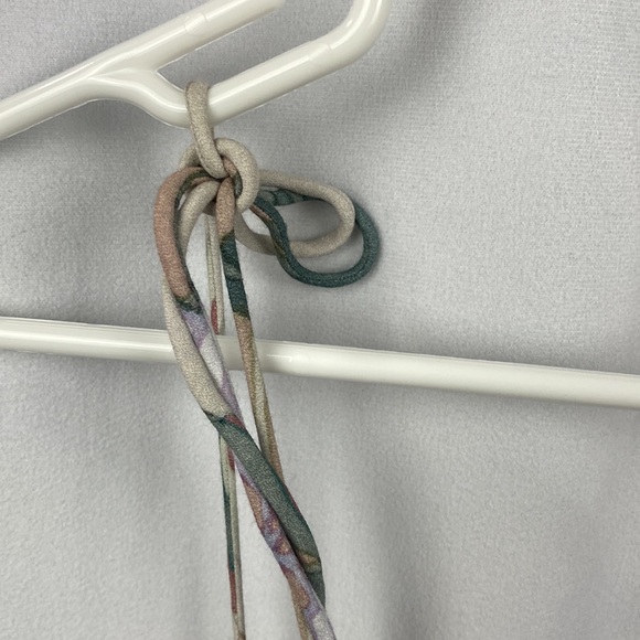 Wilfred Fable Dress Floral Bustier Mini Dress Frzn Gry/Pastel Sg Grn NWT - Sz 4 - Picture 15 of 16